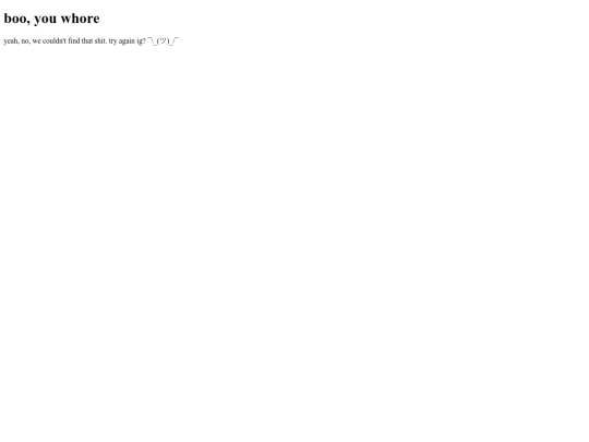 not_found screenshot