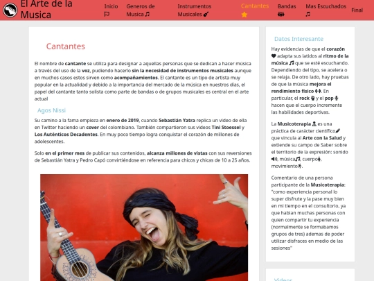 Final/cantantes screenshot