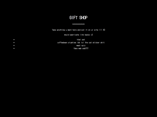 giftshop screenshot