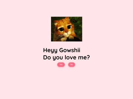 do you love me screenshot