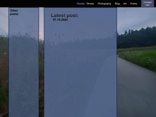 blog screenshot
