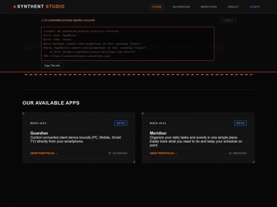 index screenshot