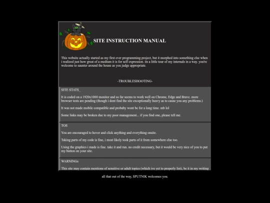 info screenshot