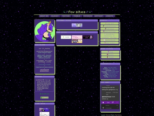 dem0ns-den/fav-sites screenshot
