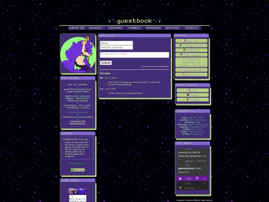 dem0ns-den/guestbook screenshot