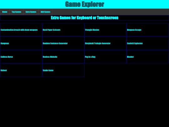 Game Explorer 3 screenshot