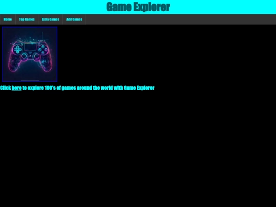Game Explorer screenshot