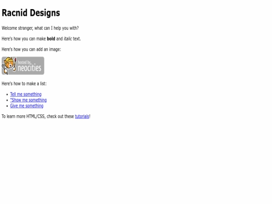 index screenshot