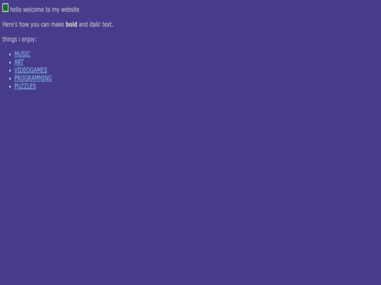 index screenshot
