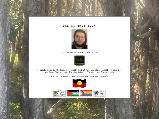 about/aboutme screenshot