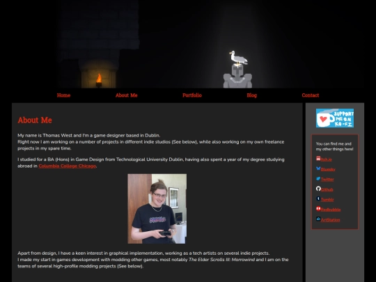 aboutme screenshot