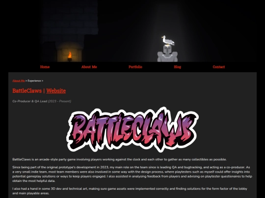 aboutme/battleclaws screenshot