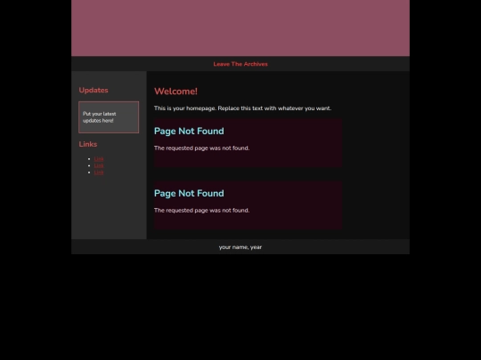 forbidden_archive screenshot