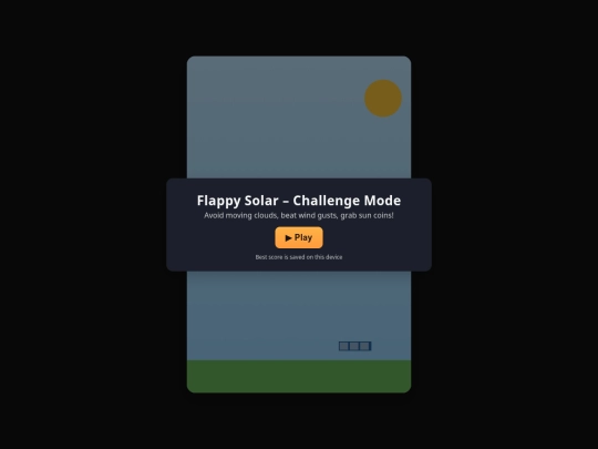flappy solar/flappysolar screenshot