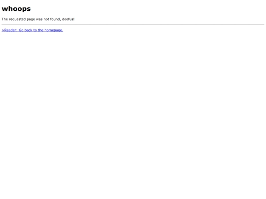 not_found screenshot