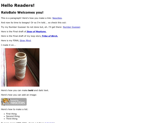 index screenshot