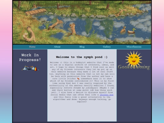 HomePage screenshot