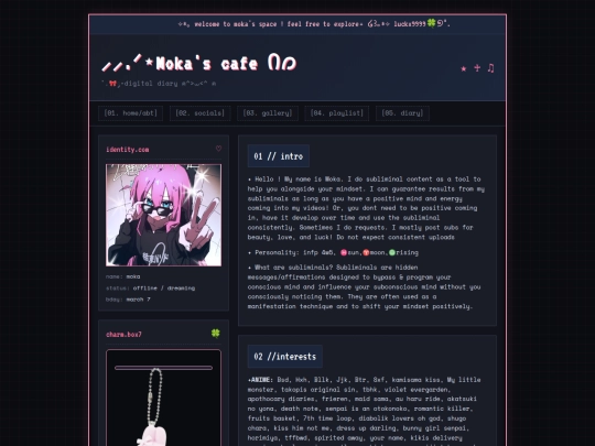 index screenshot