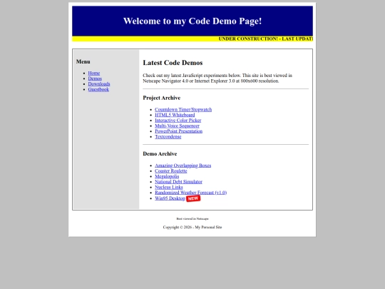 codedemos/demos screenshot