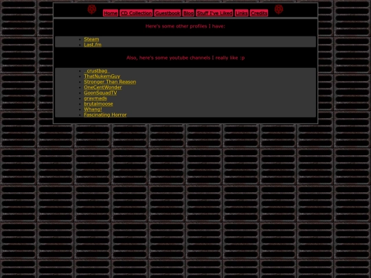 links screenshot