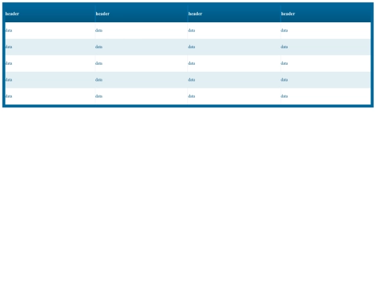 table screenshot