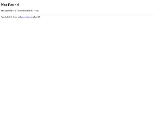 not_found screenshot
