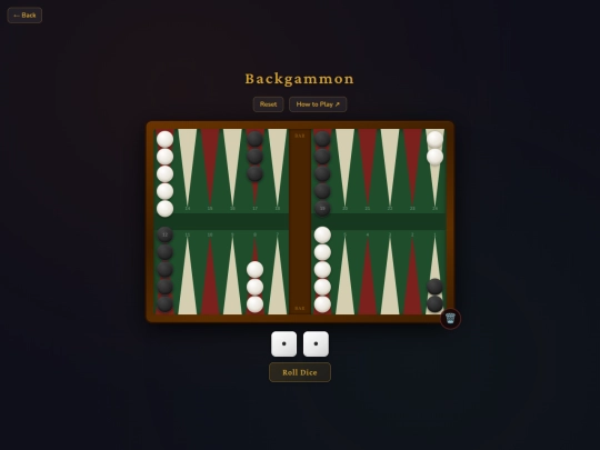 modules/backgammon screenshot