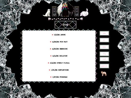 blog screenshot