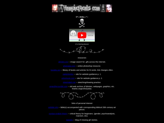 pages/links screenshot
