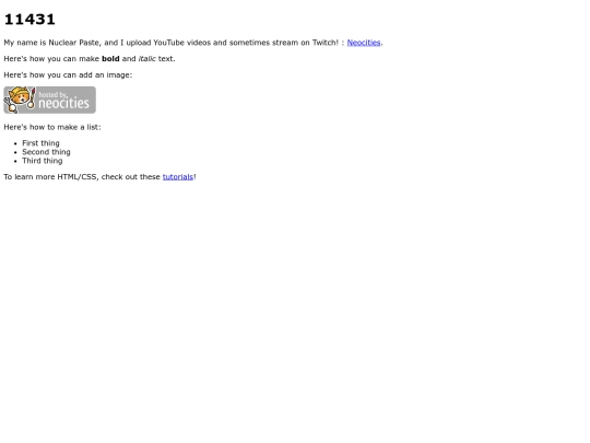 index screenshot