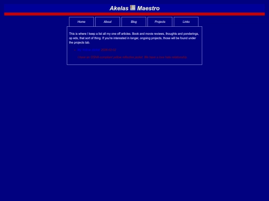 blog screenshot