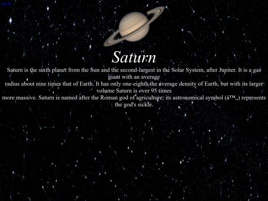 saturn screenshot