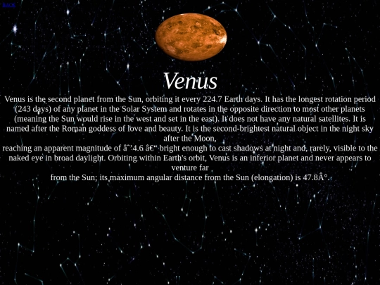 venus screenshot
