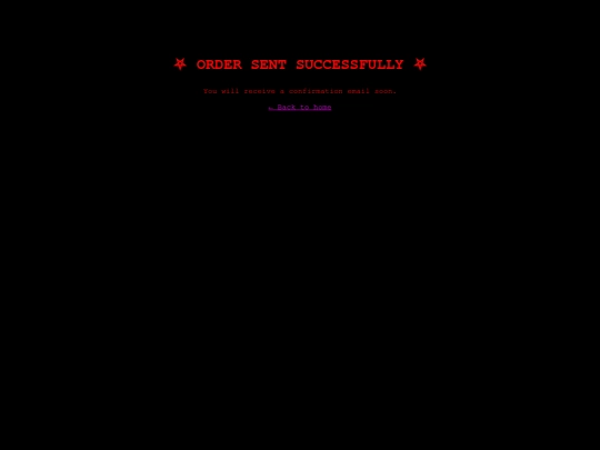 thankyou screenshot
