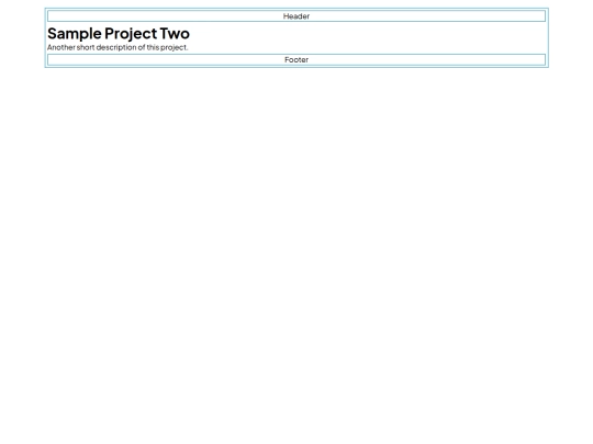 projects/sample-project-two screenshot