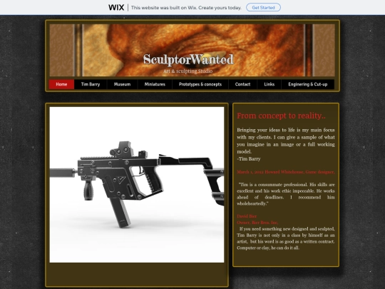 site/Tim Barry sculptorwanted screenshot