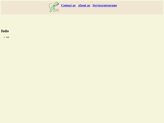 programsandvolunteer screenshot