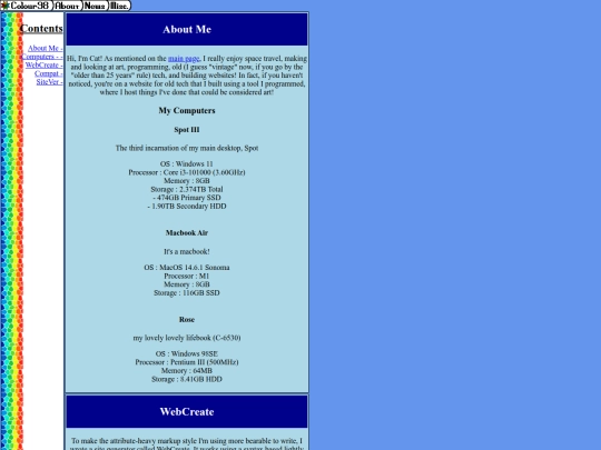 about/old screenshot