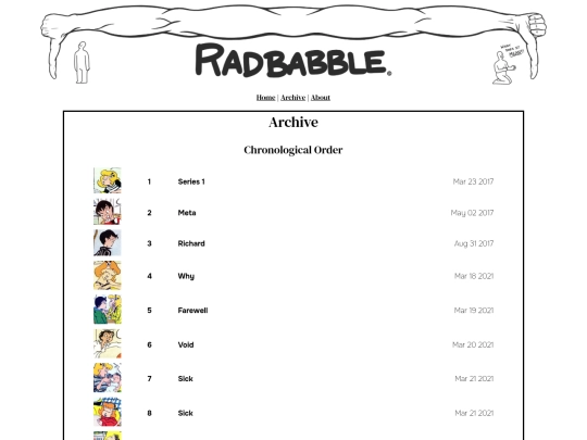 archive screenshot