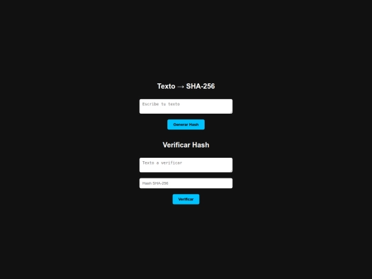 pages/sha256 screenshot