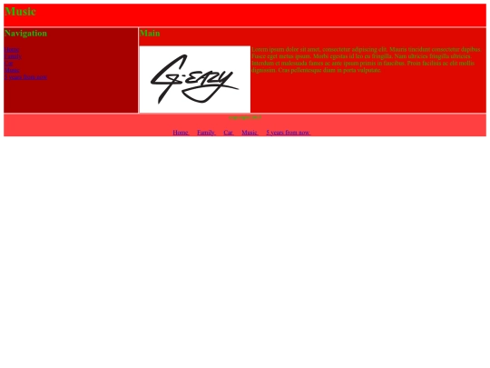 Ethan Goodman Website/music screenshot