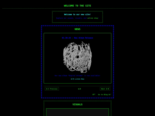 page screenshot