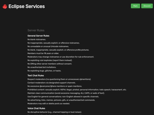 rules screenshot