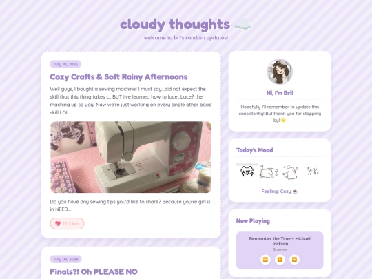 Main Site/blog screenshot