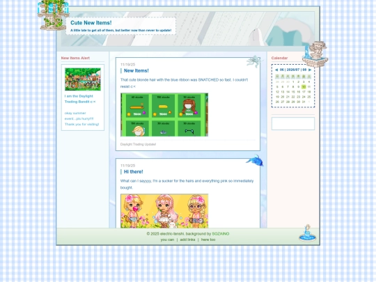 Starimu/newitems screenshot