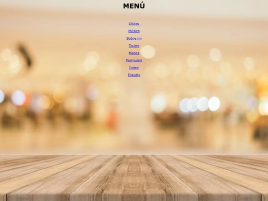 menu screenshot