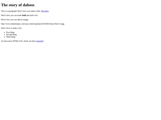 index screenshot