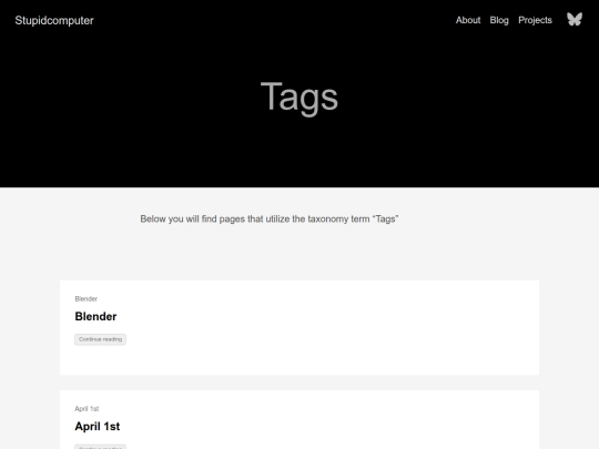tags screenshot