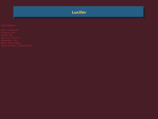 AlterDirectory/Lucifer screenshot