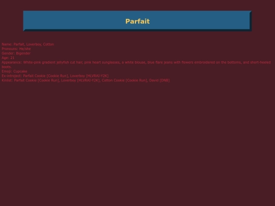 AlterDirectory/Parfait screenshot